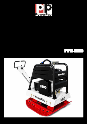 Reversible Vibratory Plate Compactors PowerPac PPR 8800
