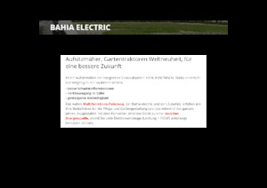 Binilebilir Çim Biçme Makineleri ve Bahçe Traktörleri Etesia BAHIA ELECTRIC