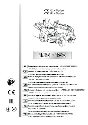 Binilebilir Çim Biçme Makineleri ve Bahçe Traktörleri Efco EF 123/22 V
