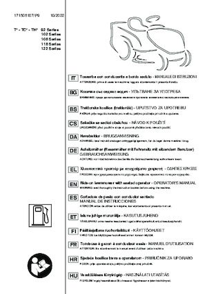 Binilebilir Çim Biçme Makineleri ve Bahçe Traktörleri Stiga Estate 9122 W