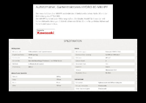 Binilebilir Çim Biçme Makineleri ve Bahçe Traktörleri Etesia HYDRO 80 MKHPF