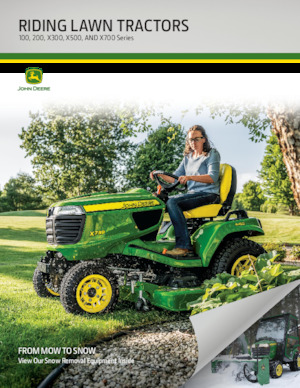 Riding Lawn Mowers and Garden Tractors John Deere X390