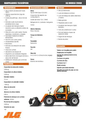 Telehandlers JLG 2906 H