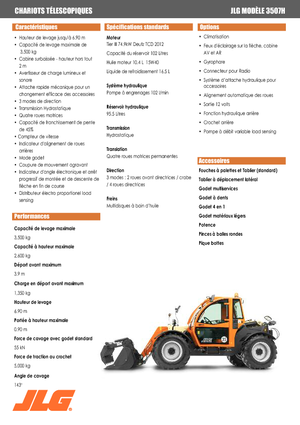 Telehandlers JLG 3507 H