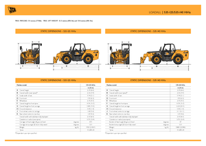 Telehandlers JCB 535V125