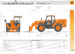 Telehandlers JCB 535-140
