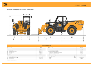 Telehandlers JCB 540-140