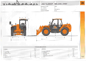 Telehandlers JCB 540-70