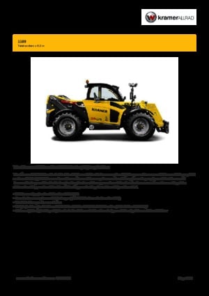 Telehandlers Kramer 5509