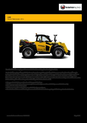 Telehandlers Kramer 5509