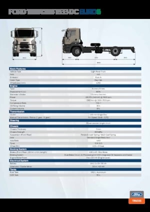 Rigid Chassis Ford 1833 DC