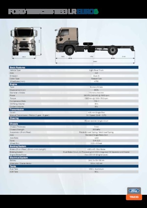 Rigid Chassis Ford 1833 LR