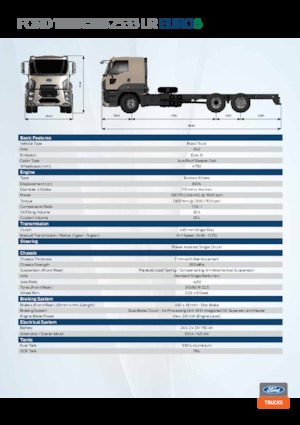 Rigid Chassis Ford 2533 LR Lowliner