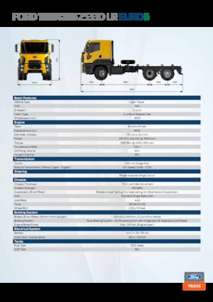 Rigid Chassis Ford 2533D LR