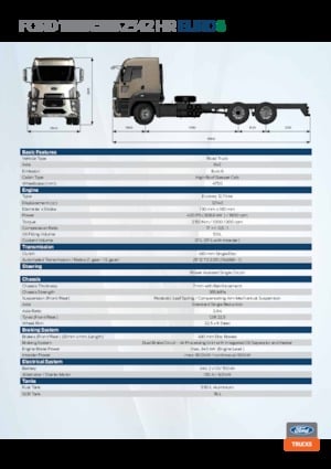 Rigid Chassis Ford 2542 HR