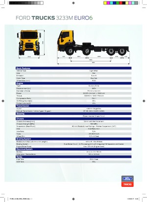 Rigid Chassis Ford 3233M