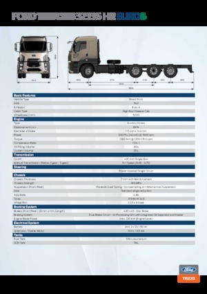 Rigid Chassis Ford 3233S HR