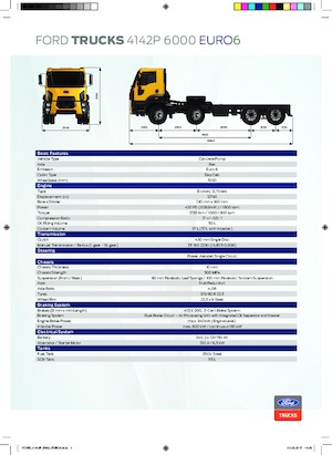 Rigid Chassis Ford 4142P 6000