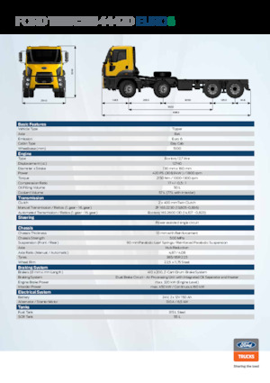 Katı şasiler Ford 4442D