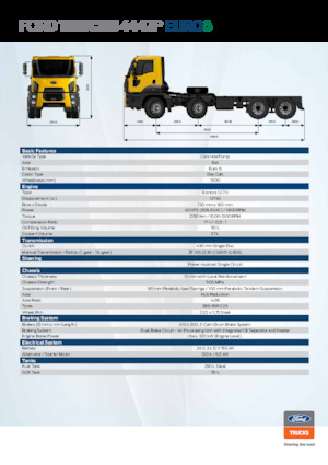 Rigid Chassis Ford 4442P