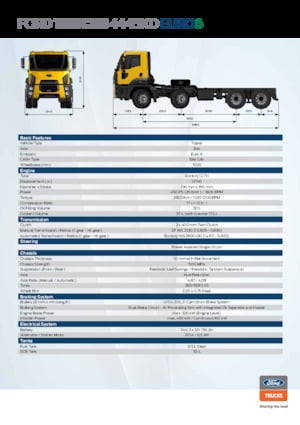 Katı şasiler Ford 4445 XD