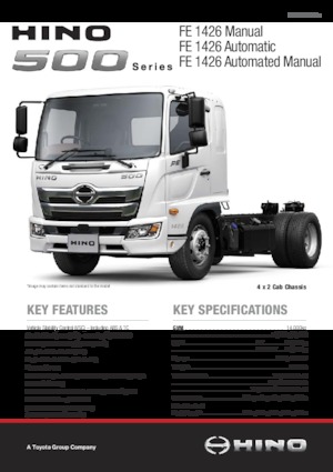 Katı şasiler Hino 500 FE 1426 4x2