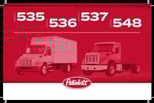 Rigid Chassis Peterbilt 548 PX-9