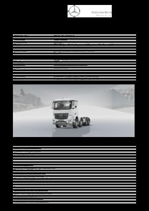 Katı şasiler Mercedes-Benz Arocs 4146 K 8x4