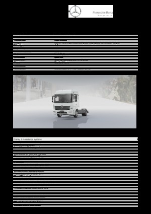 Katı şasiler Mercedes-Benz Atego 1016 4x2