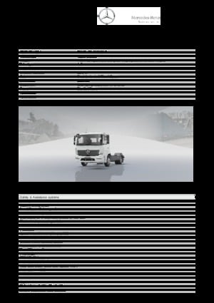 Katı şasiler Mercedes-Benz Atego 1221 K 4x2