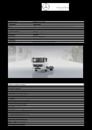Rigid Chassis Mercedes-Benz Atego 1224 L/NR 4x2