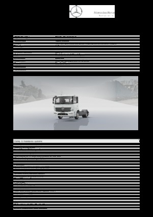 Katı şasiler Mercedes-Benz Atego 1523 K 4x2