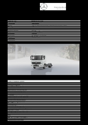 Rigid Chassis Mercedes-Benz Atego 1524 L 4x2