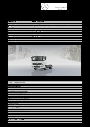 Rigid Chassis Mercedes-Benz Atego 716 L 4x2