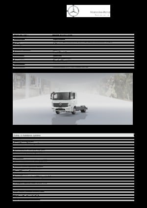 Rigid Chassis Mercedes-Benz Atego 918 L 4x2