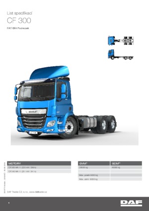 Rigid Chassis DAF CF 340 FAT SLEEPER CAB