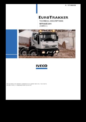 Rigid Chassis Iveco EUROTRAKKER MP260E34H