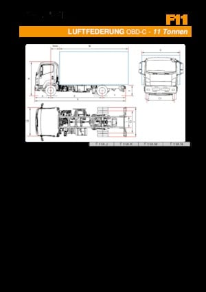 Rigid Chassis Isuzu F11 H