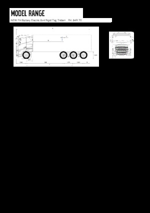 Rigid Chassis Volvo Trucks FH670 Battery Electric 8x4 Rigid Tag Tridem