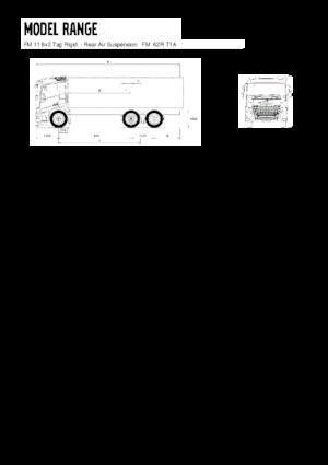Katı şasiler Volvo Trucks FM11.330 6x2 Tag Rigid