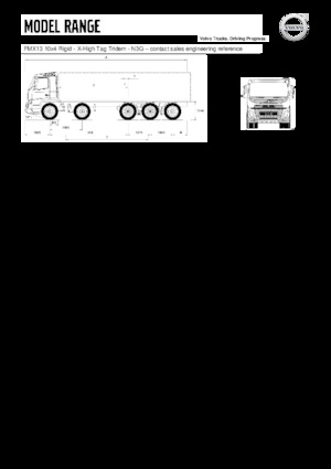 Rigid Chassis Volvo Trucks FMX13.420 10x4 Rigid -X-High Tag Tridem