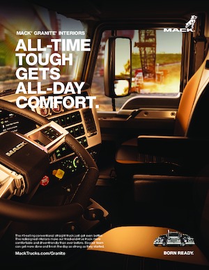 Katı şasiler Mack Granite 42FR MHD Cummins L9