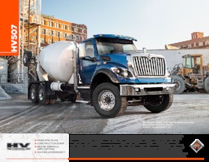 Rigid Chassis International HV507 107 Extended Cab Cummins B6.7