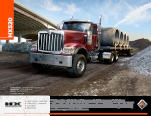 Rigid Chassis International HX520 120 Day Cab Cummins ISX15