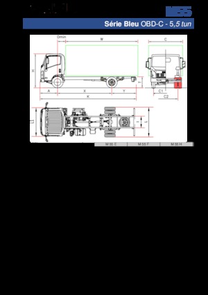 Katı şasiler Isuzu M55 E