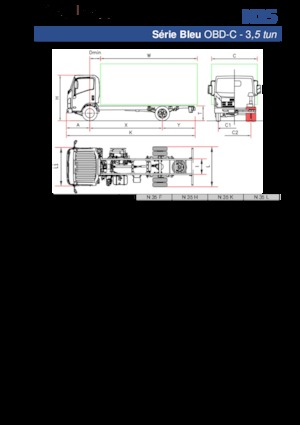 Rigid Chassis Isuzu N35 H