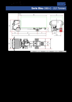 Rigid Chassis Isuzu N35 H