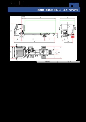Rigid Chassis Isuzu P65 H