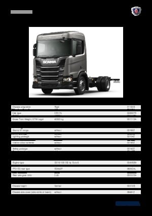 Rigid Chassis Scania R 730 B4x2NZ