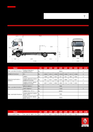 Rigid Chassis Renault T 440.18 HIGHCAB 4x2 R E6 (LHD)